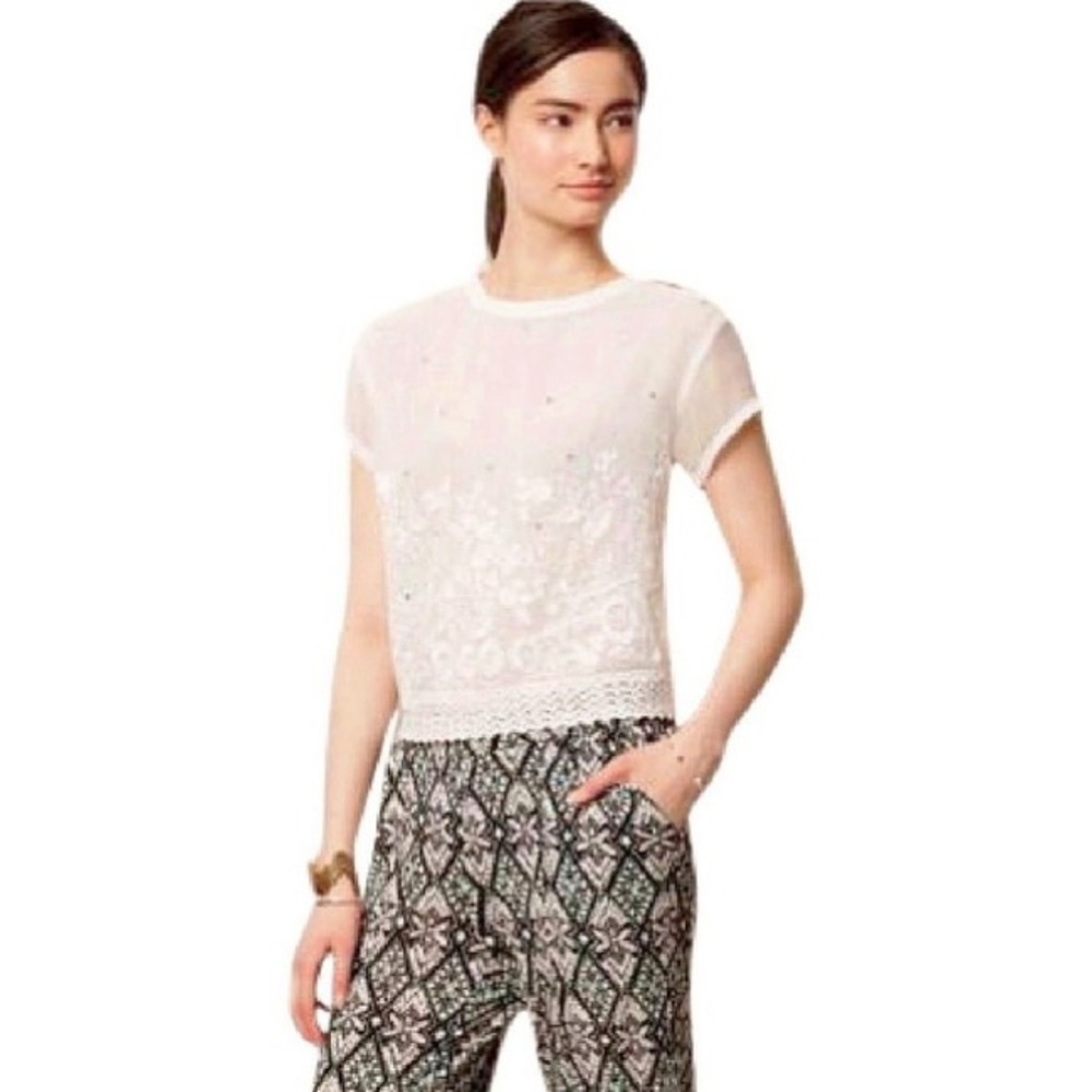 Vanessa Virginia Heirloom Embroidered Tee - Picture 2 of 7